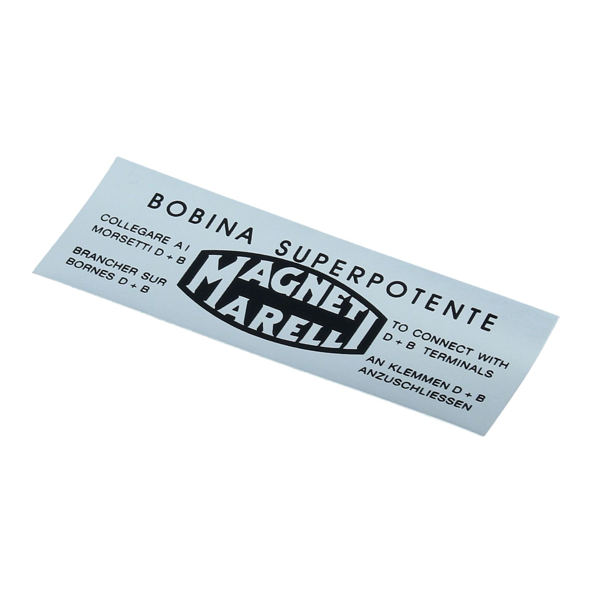 Ignition Coil Rectangular Sticker