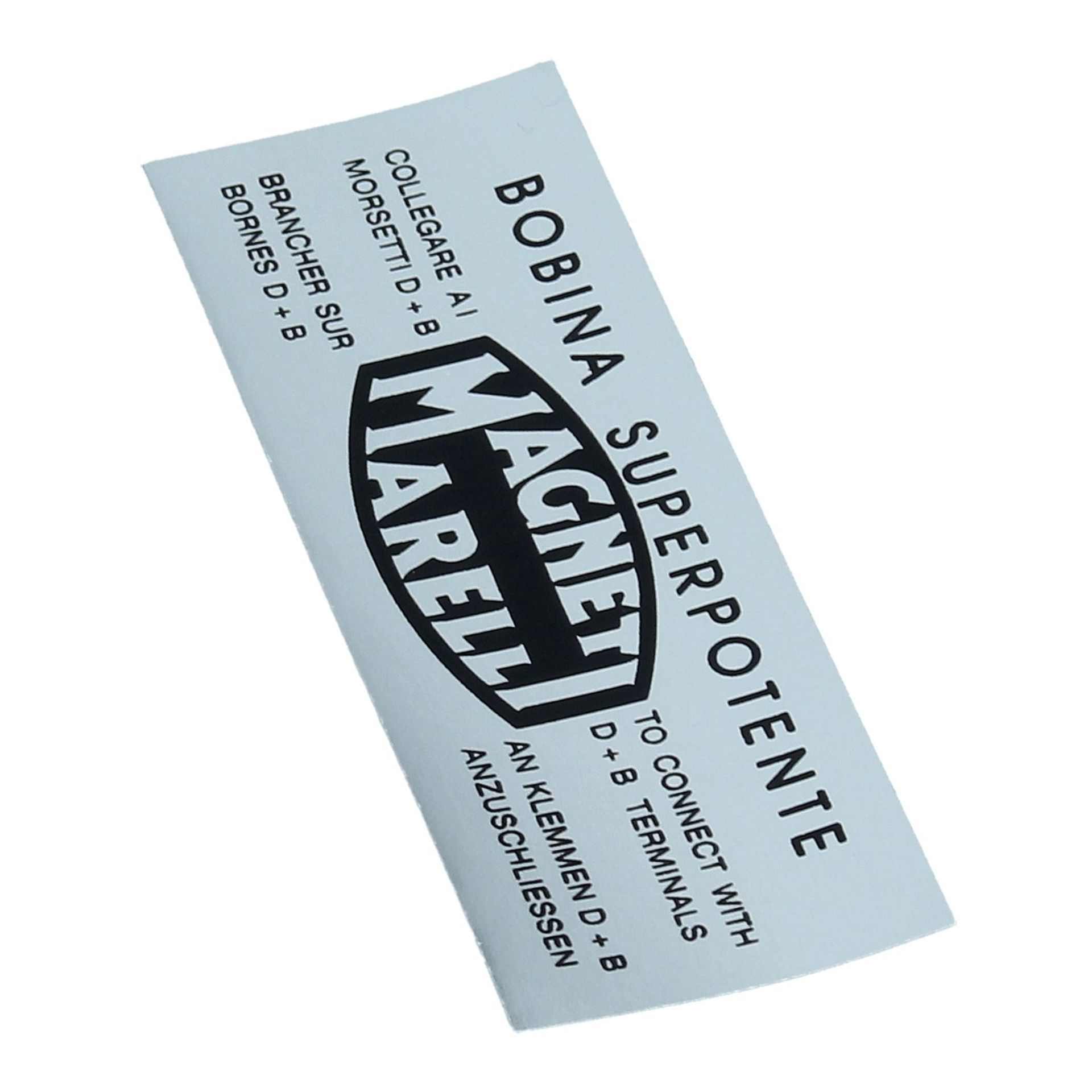 Ignition Coil Rectangular Sticker