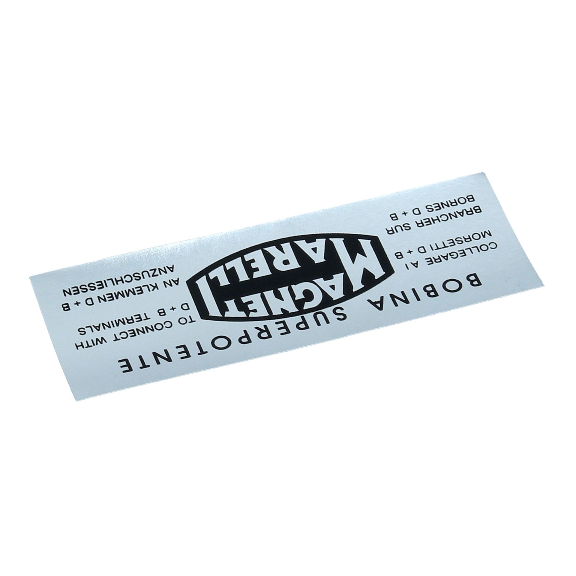 Ignition Coil Rectangular Sticker