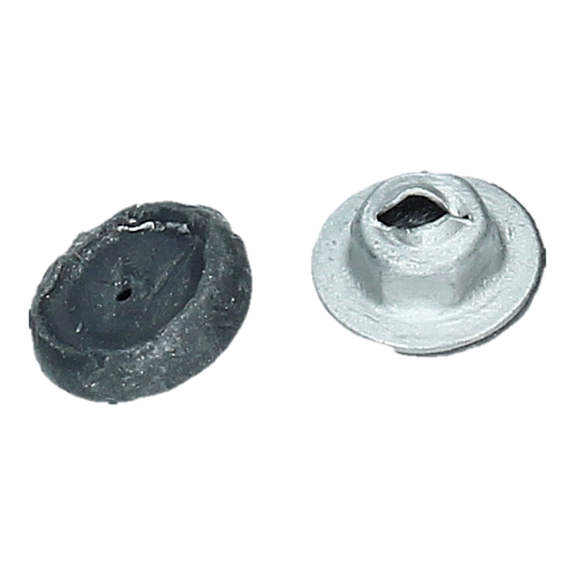 Self Threading Sealed Nut (Button) for Badges