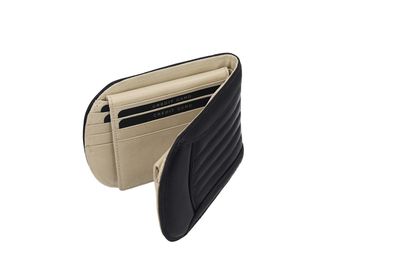 Wallets - Black/Cream Inside (W/ Coin Pocket)