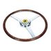 Steering Wheel 250 MM (complete with hub and horn button)