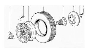 Wheels Brake Disc And Rear Hub