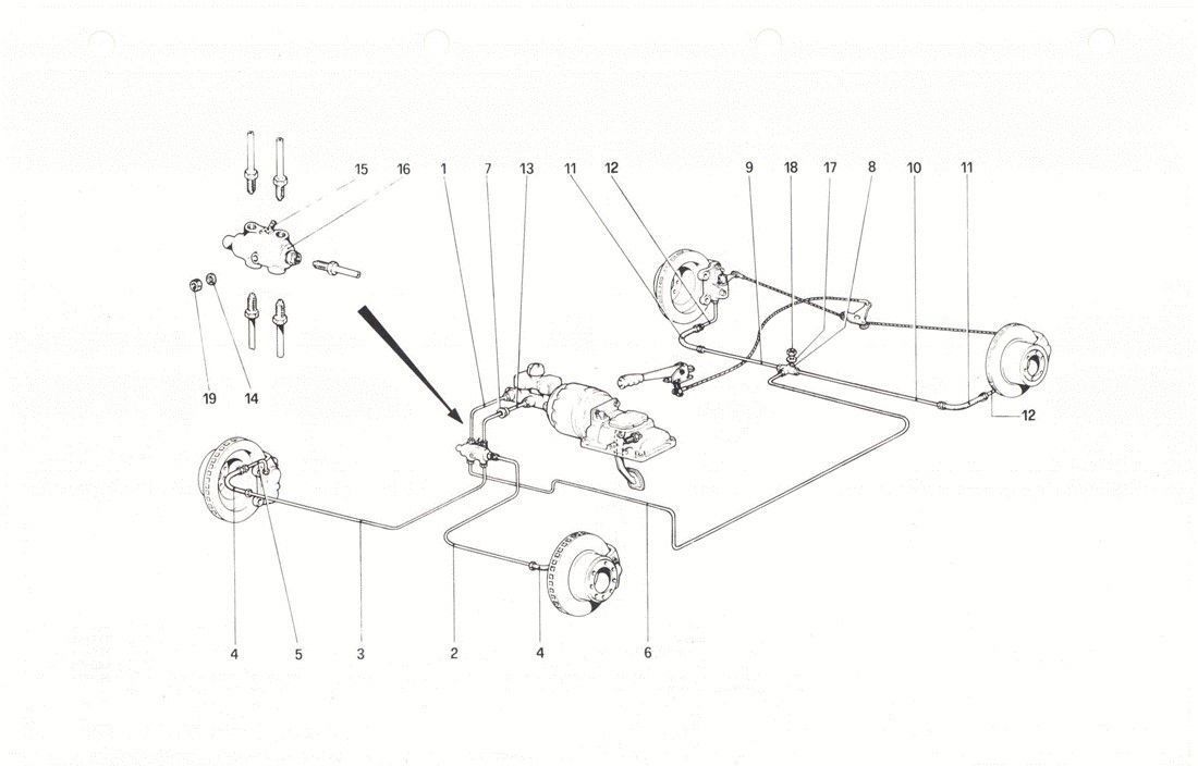 Schematic: Brake system
