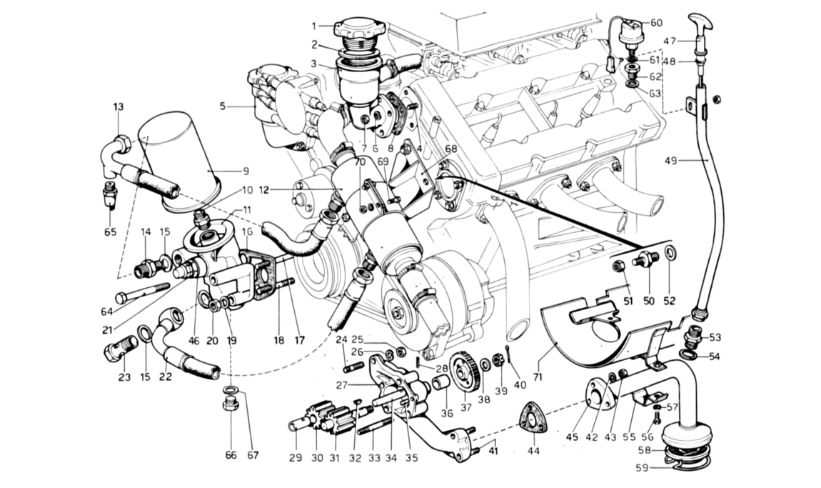 Schematic: Engine Lubrication