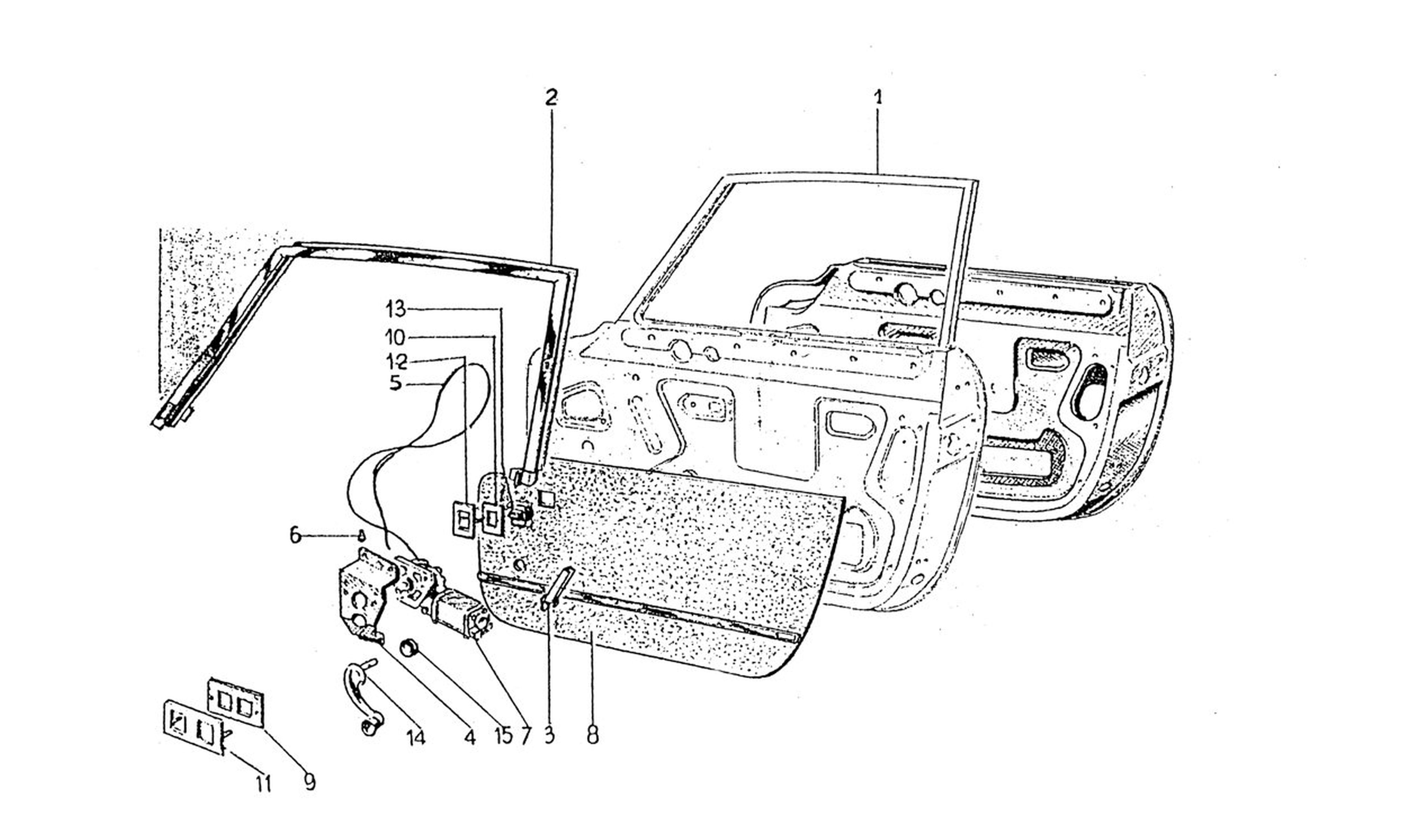 Schematic: Door - Electric Glass Motor (Edition 1)