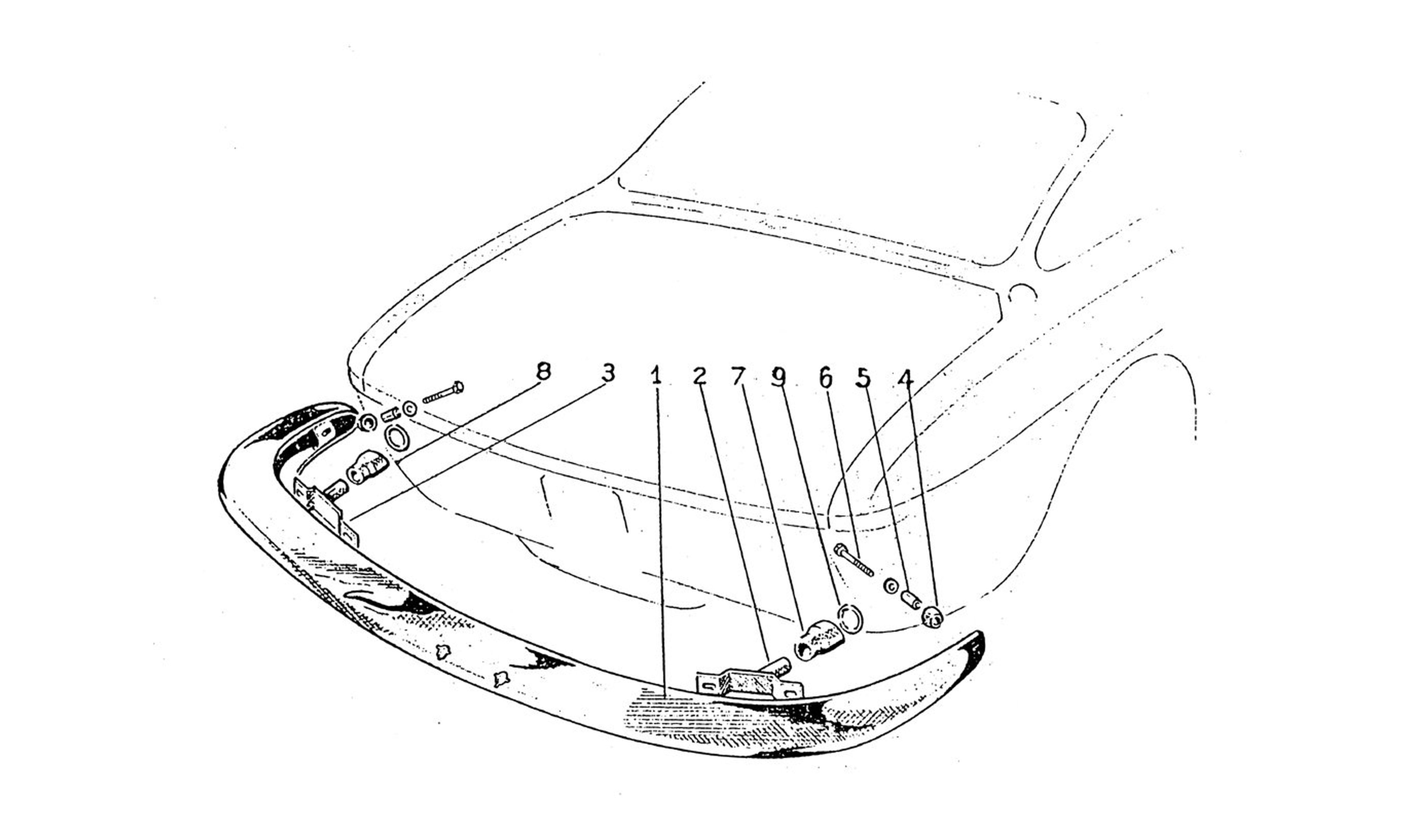 Schematic: Rear Bumper Series 1 (Per G.S. F.V.N. 566 - Per G.D. F.V.N. 59)