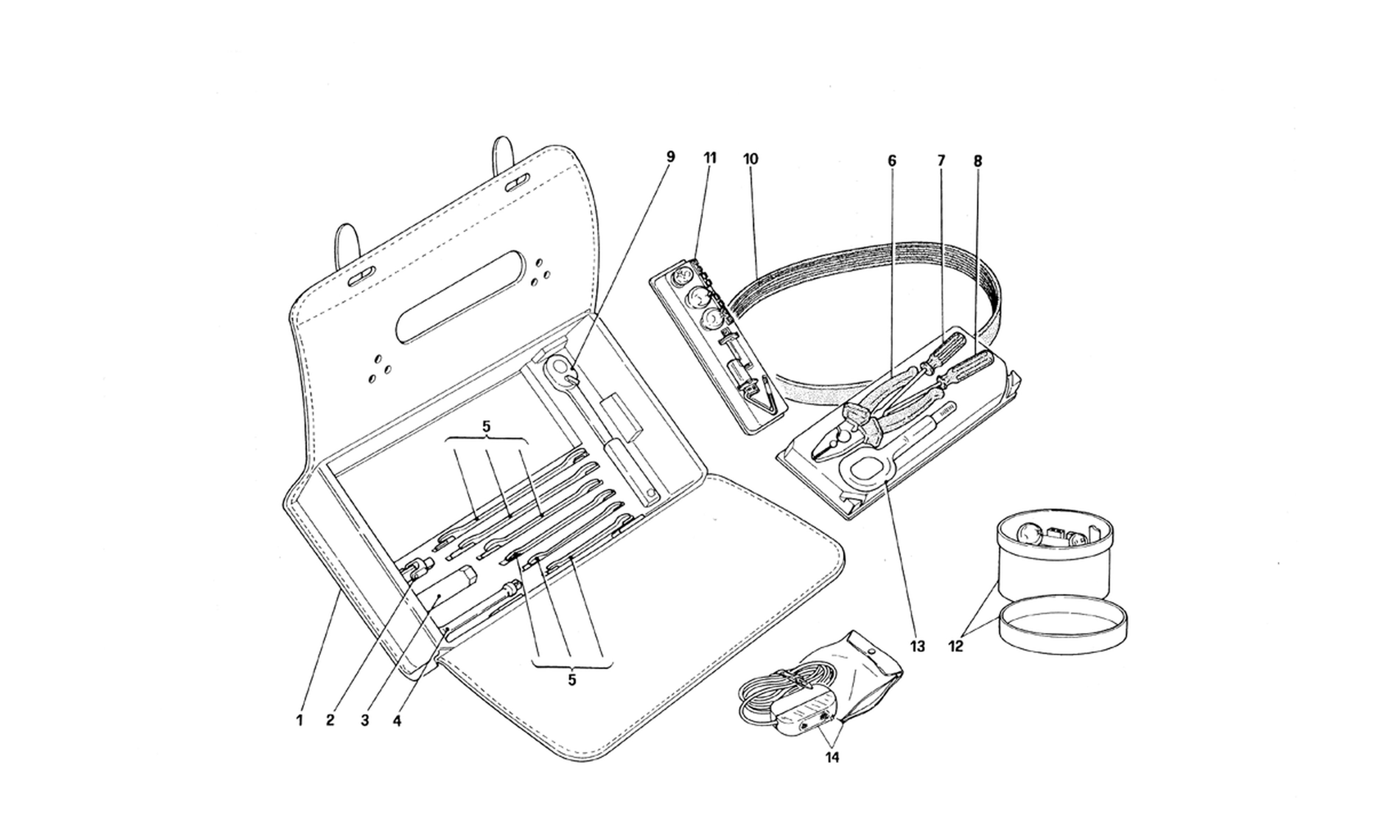 Schematic: Equipment - Horizontal Bag