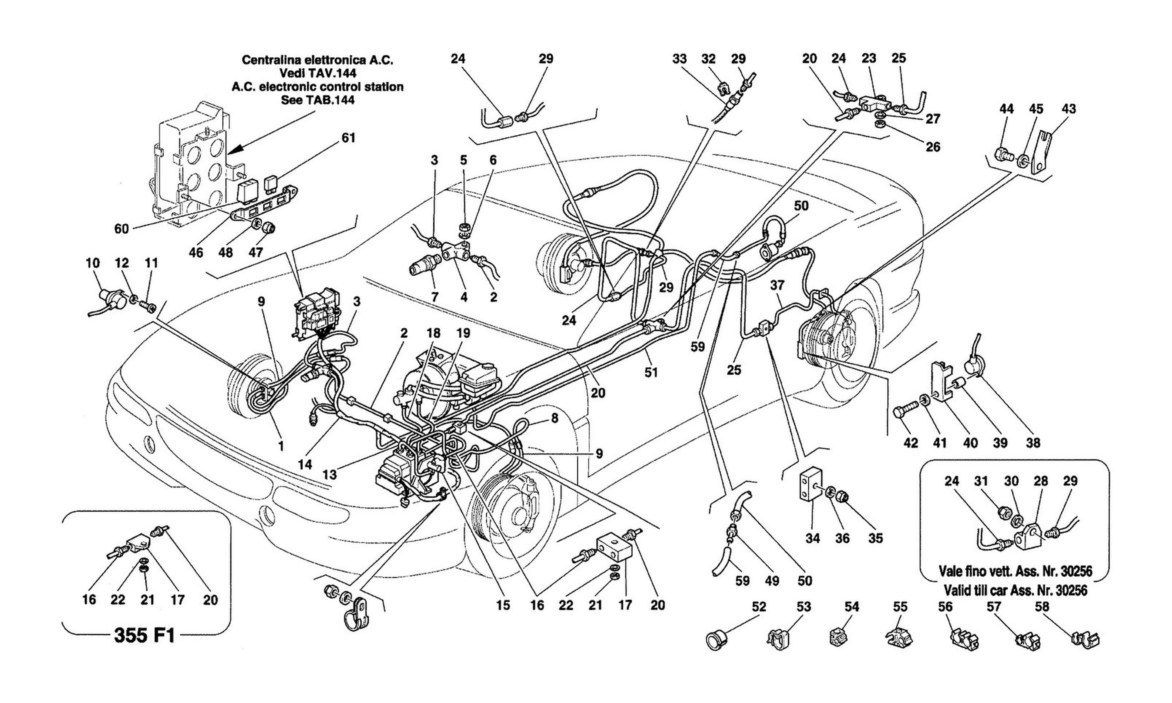 Schematic: Abs Bosch Brake System -Valid For Abs Bosch And 355 F1 Cars-