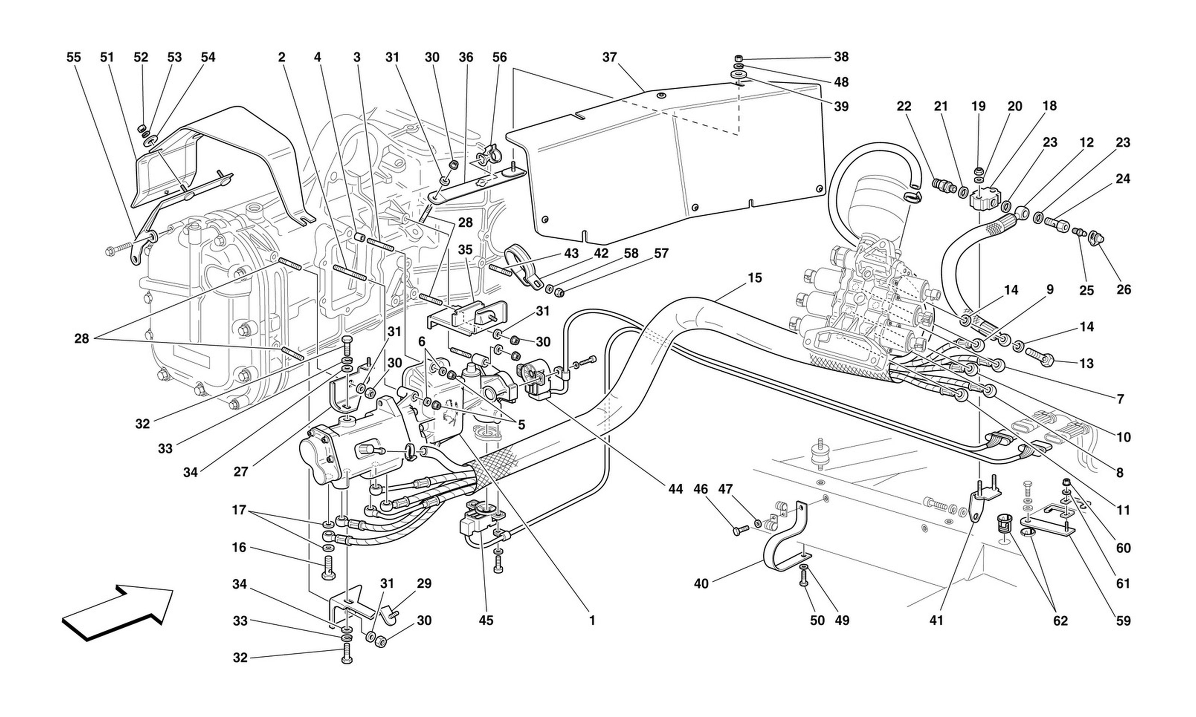 Schematic: F1 Clutch Hydraulic Control