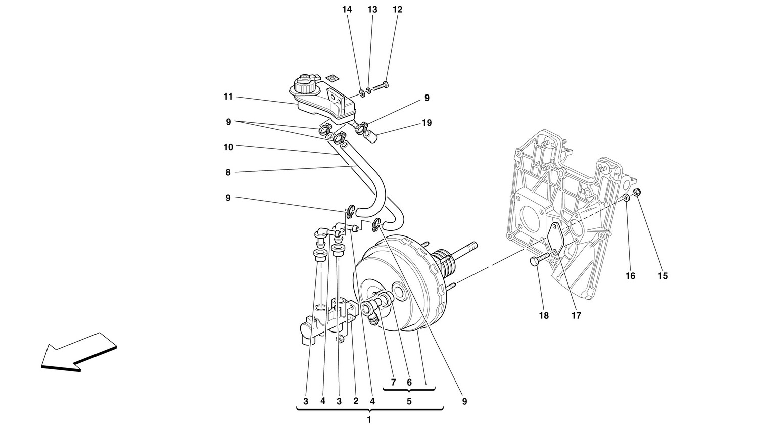 Schematic: Brakes Hydraulic Controls