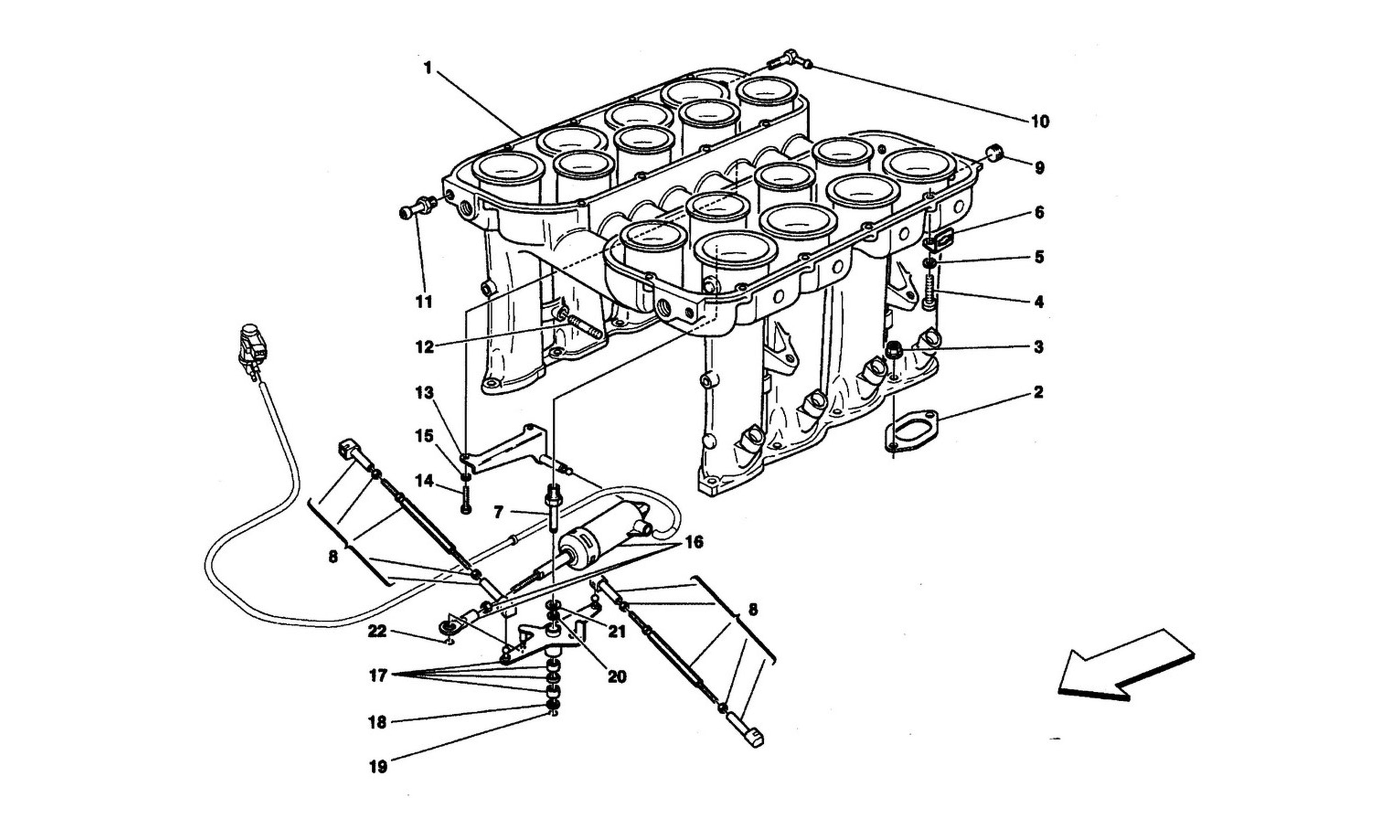 Schematic: Air Intake Manifold