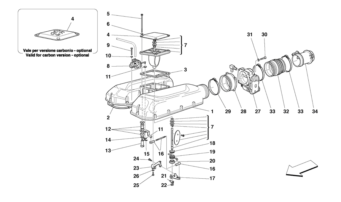 Schematic: Air Intake Manifold Cover