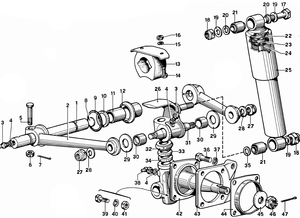 Front Wheel Suspension - Upper Arms