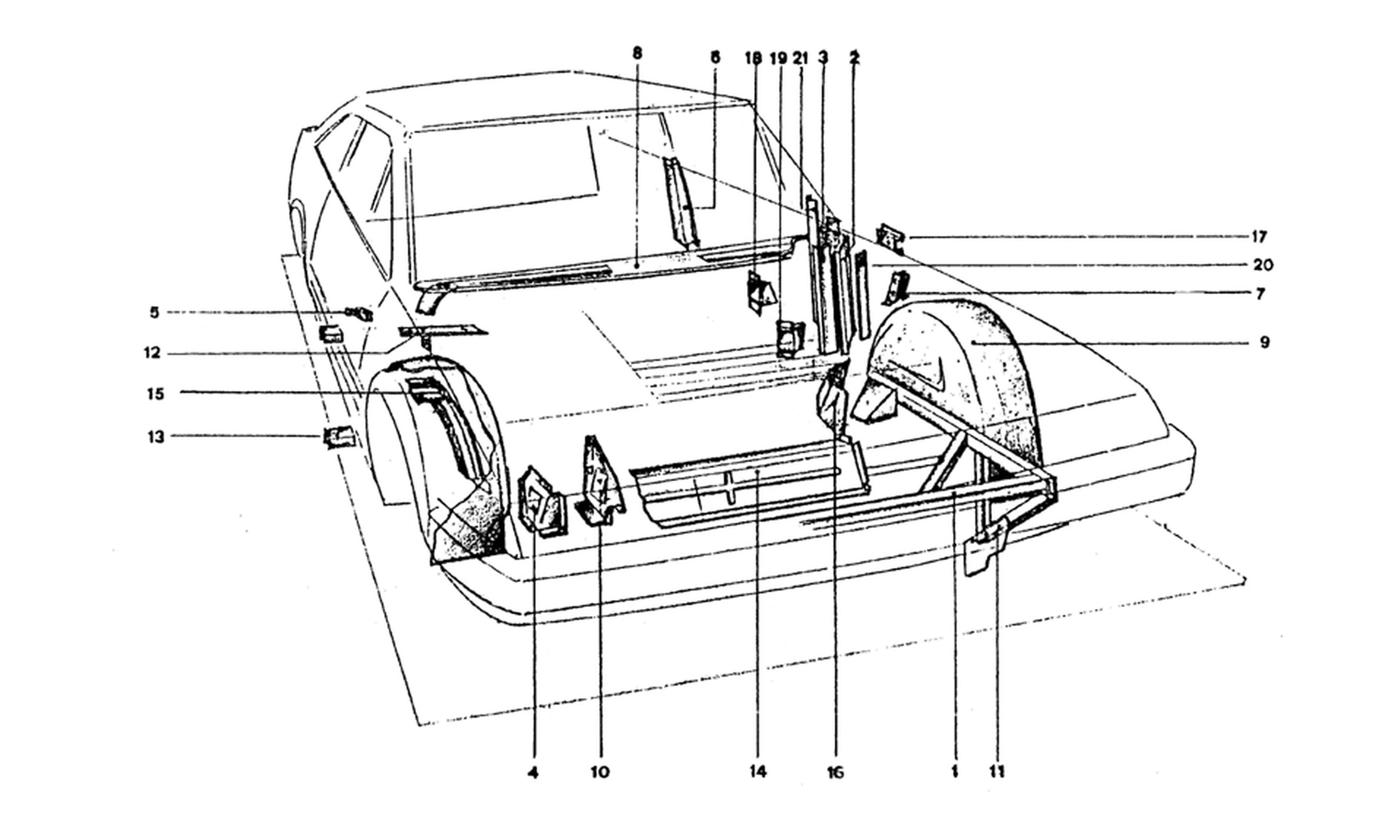 Schematic: Front Frame Components