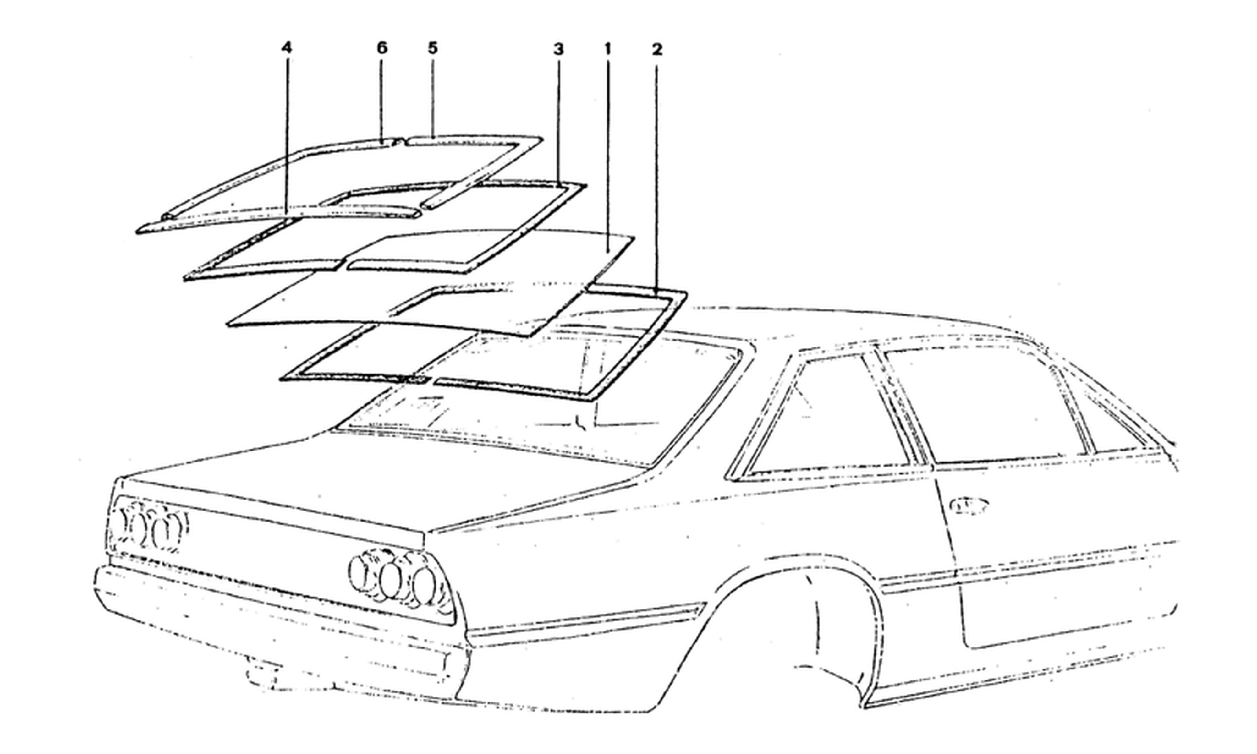 Schematic: Rear Window Components