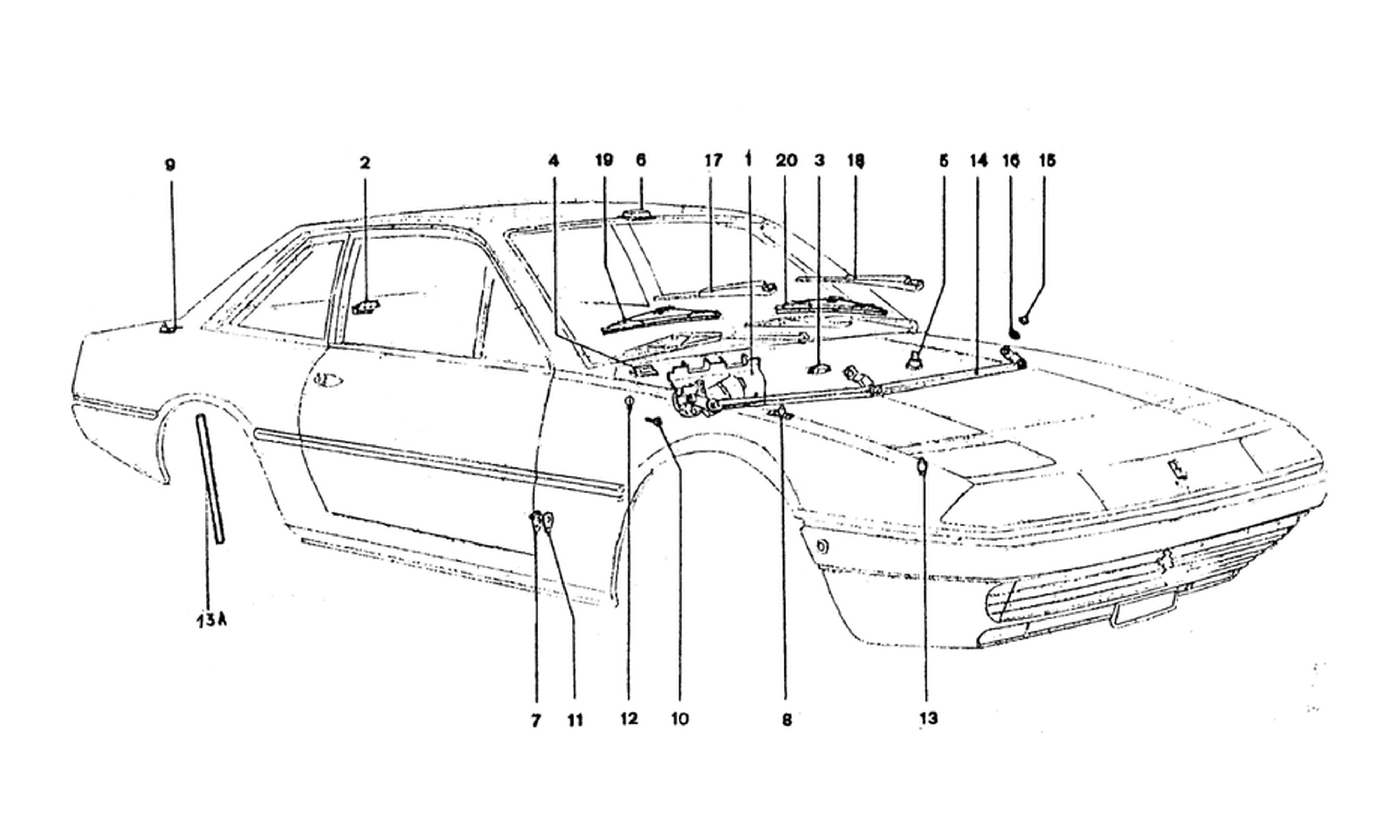 Schematic: System Electrics And Wipers