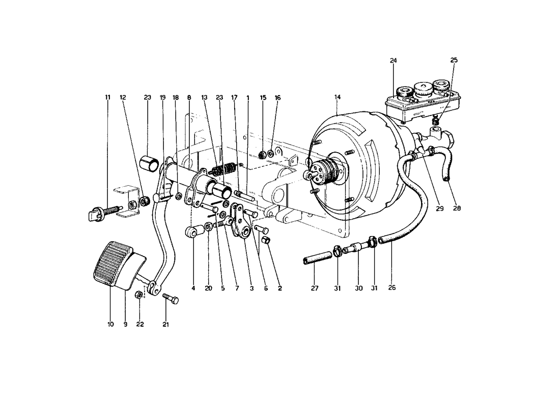 Schematic: Brakes Hydraulc Drive (400 Gt - Variants For Rhd Version)