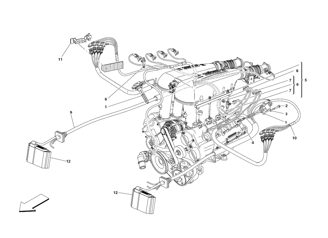 Schematic: Injection Device - Ignition