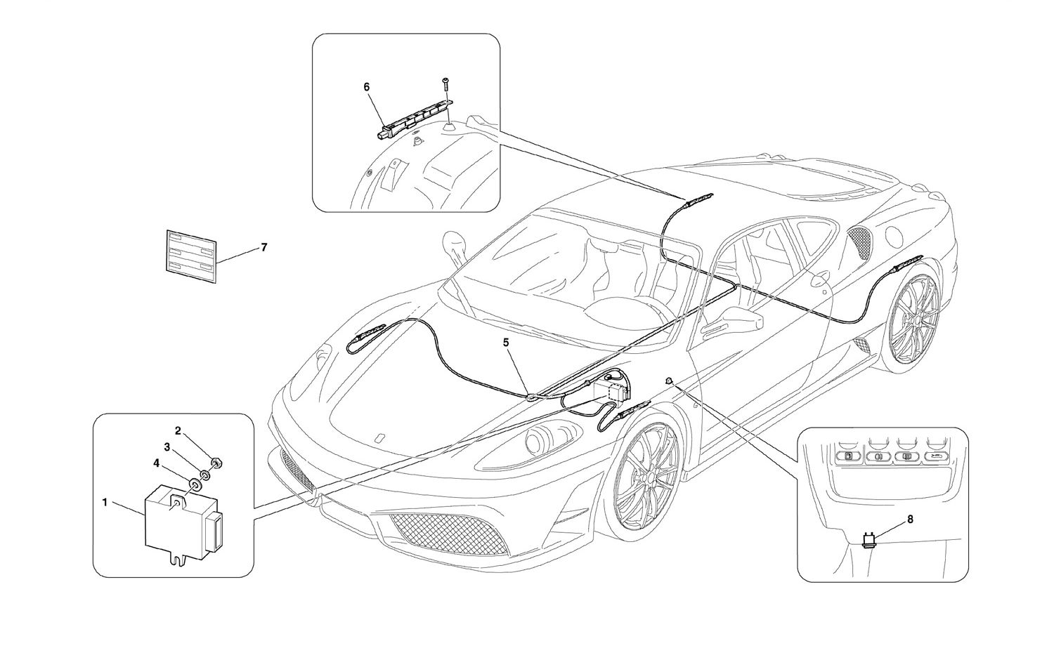 Schematic: Tyres Pressure Control System -Optional-