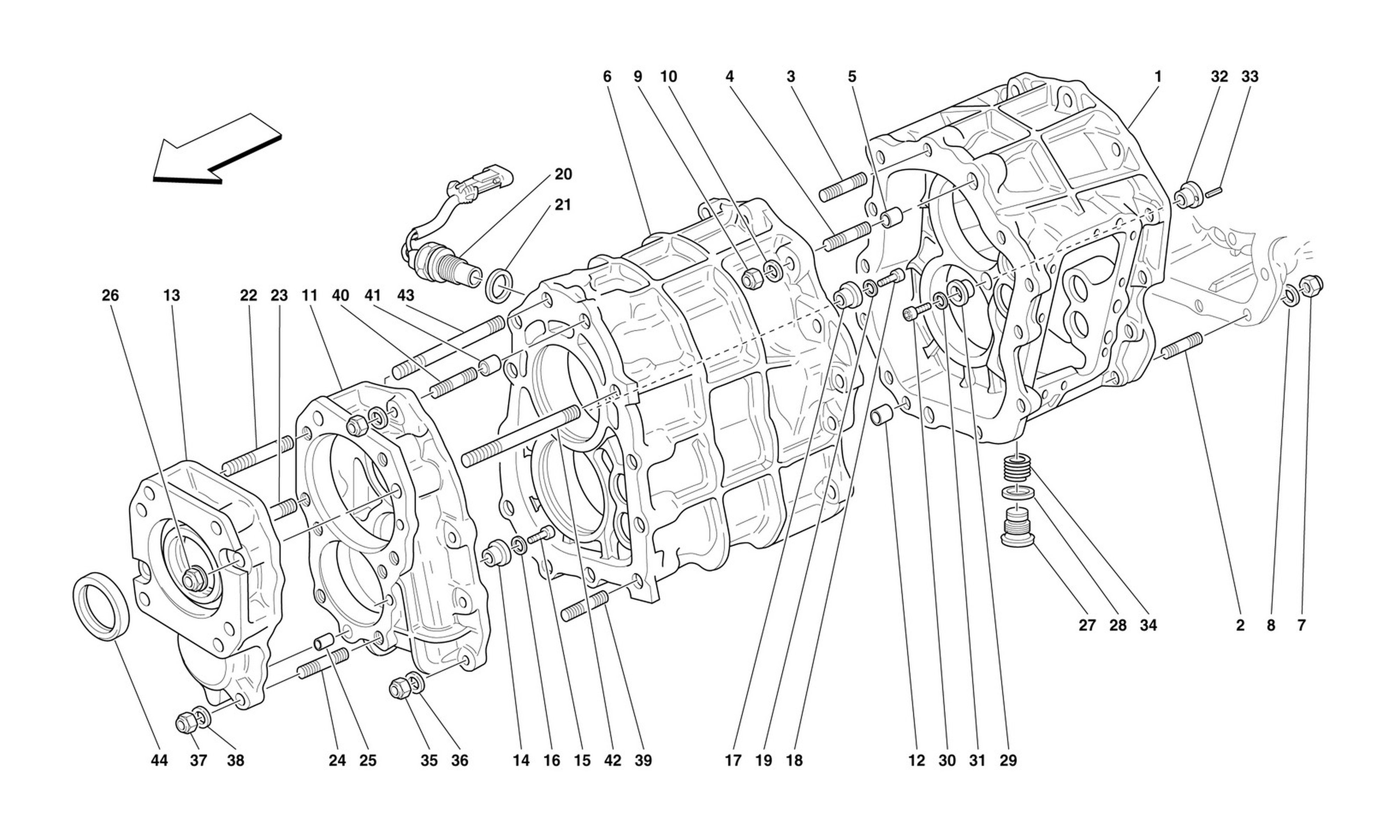 Schematic: Gearbox -Not For 456 Gta