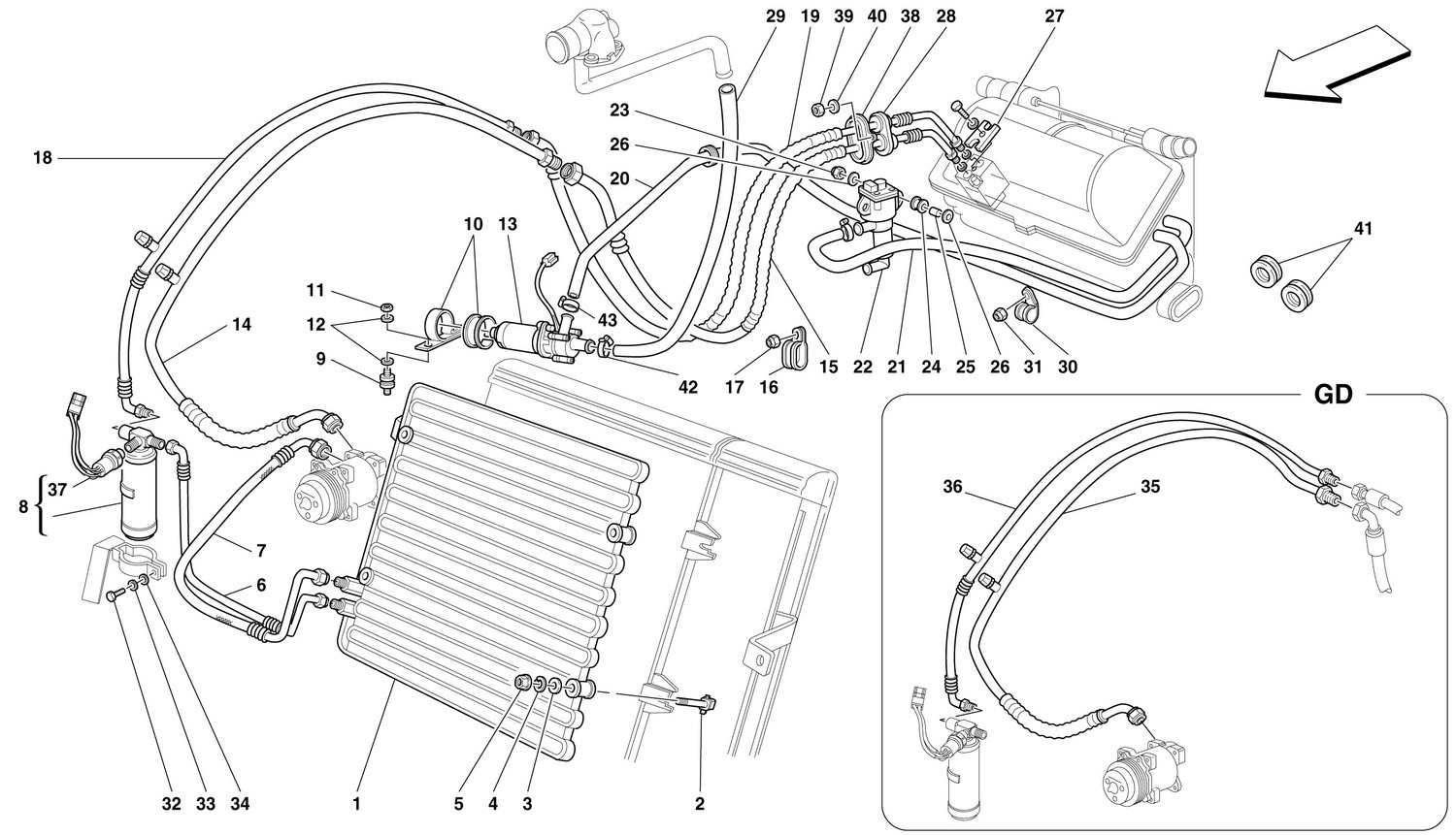 Schematic: Air Conditioning System -Valid Till Ass. Nr. 20878-