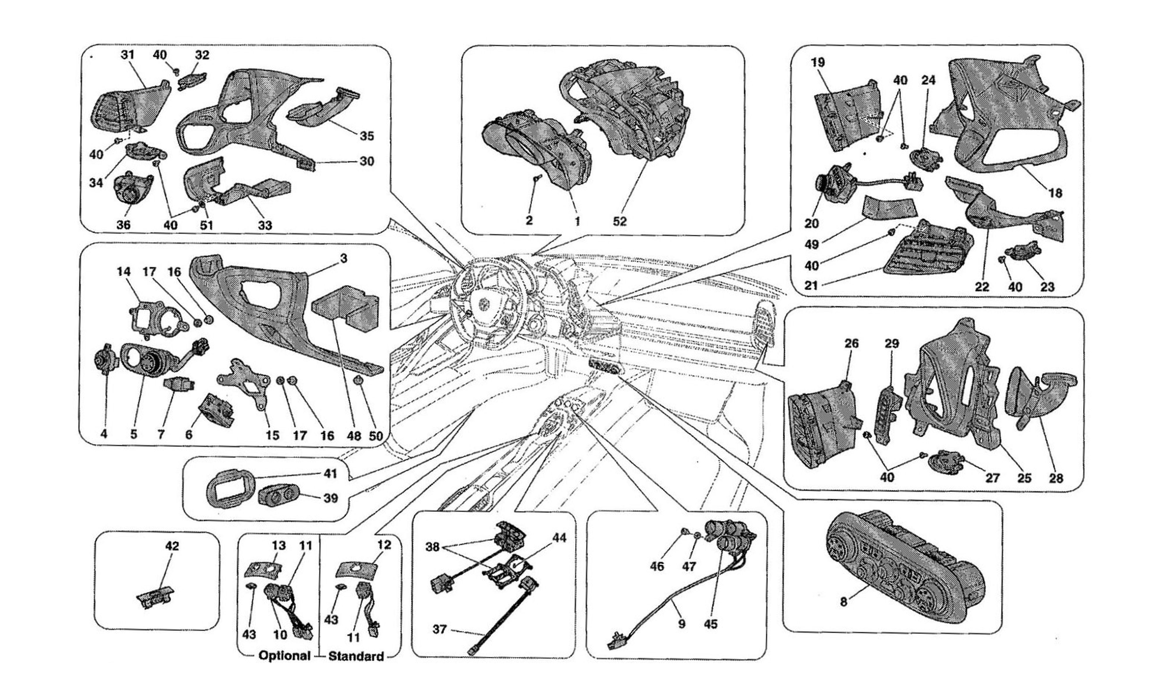 Schematic: Dashboard And Tunnel Instruments