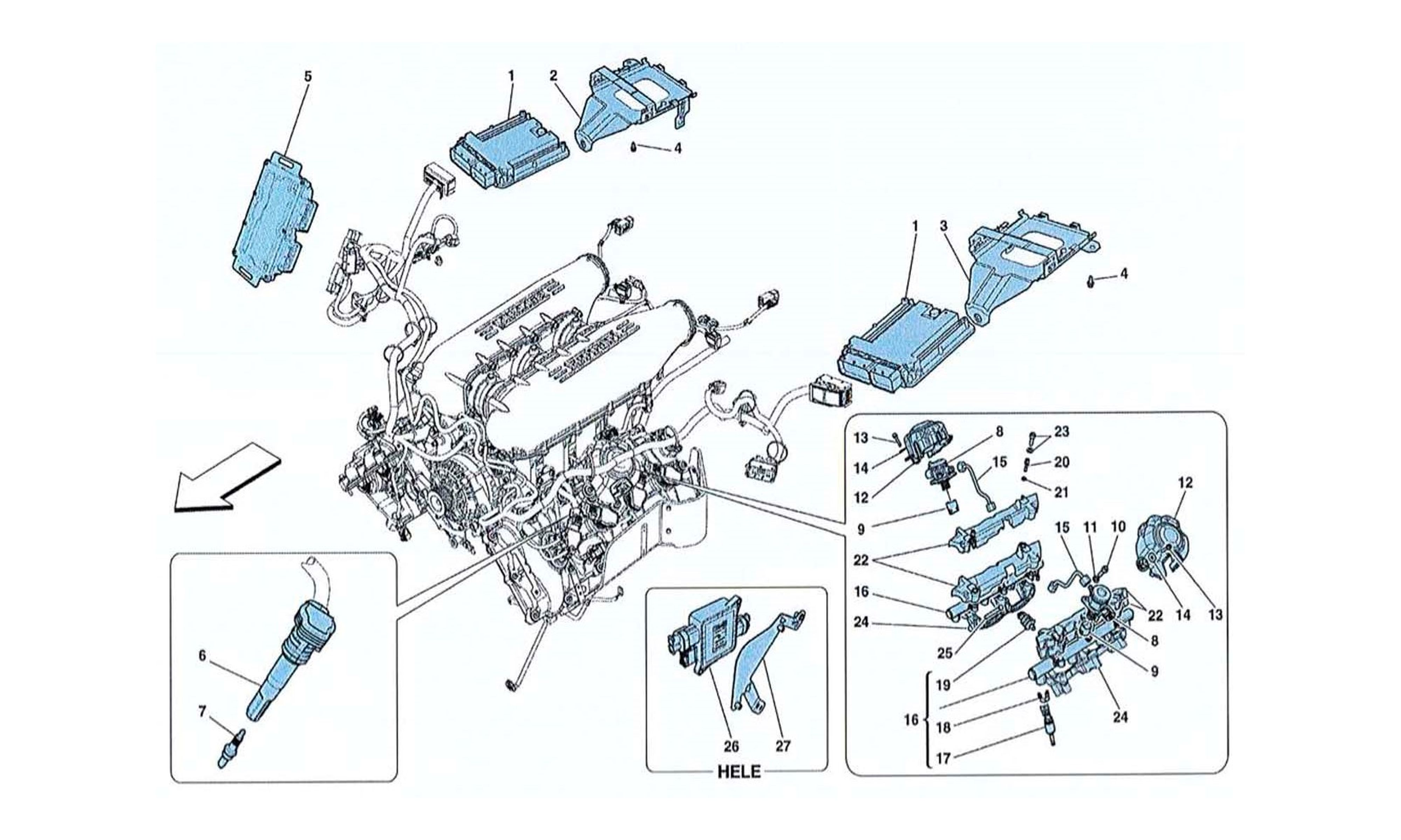Schematic: Injection Ignition System