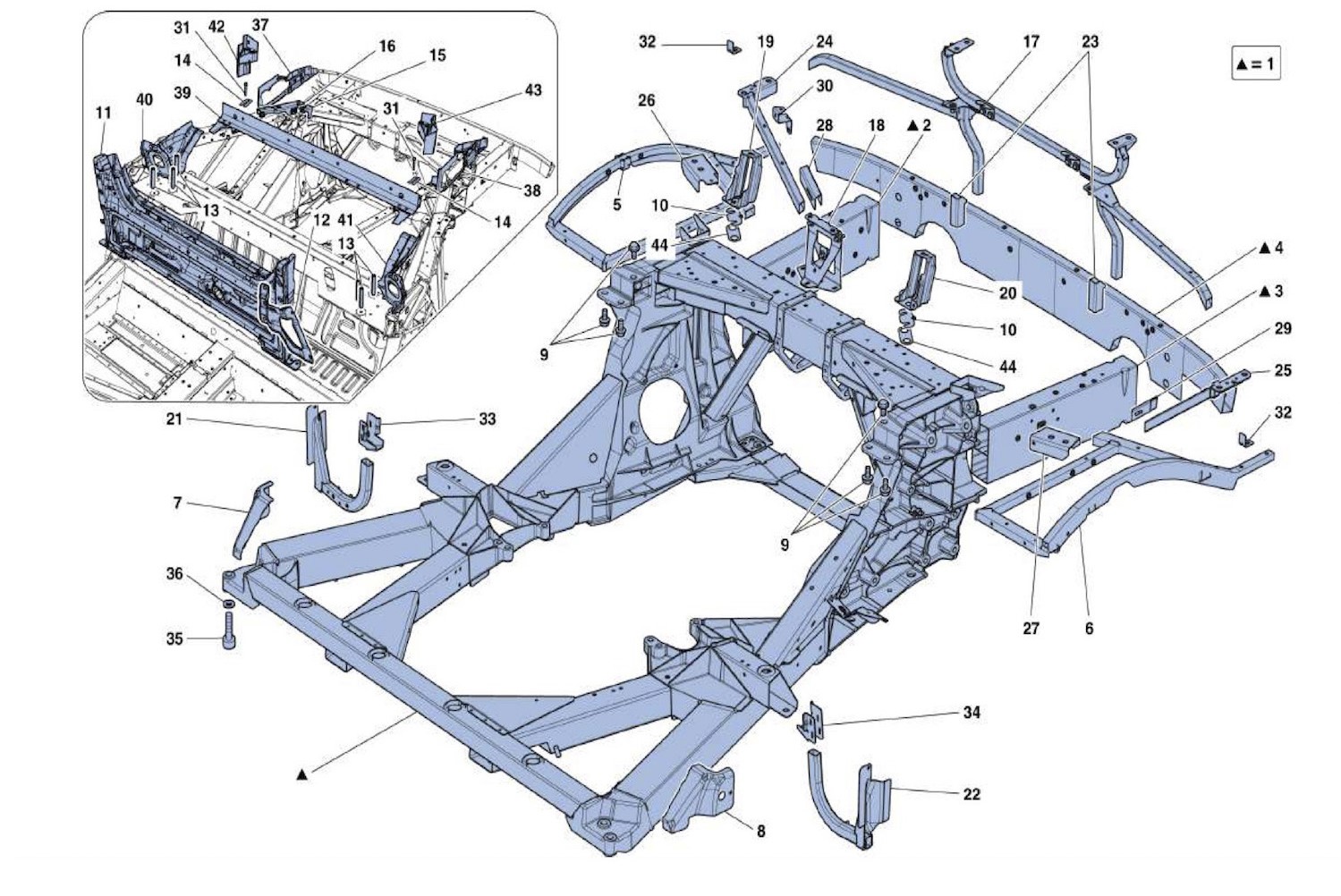 Schematic: Rear Chassis