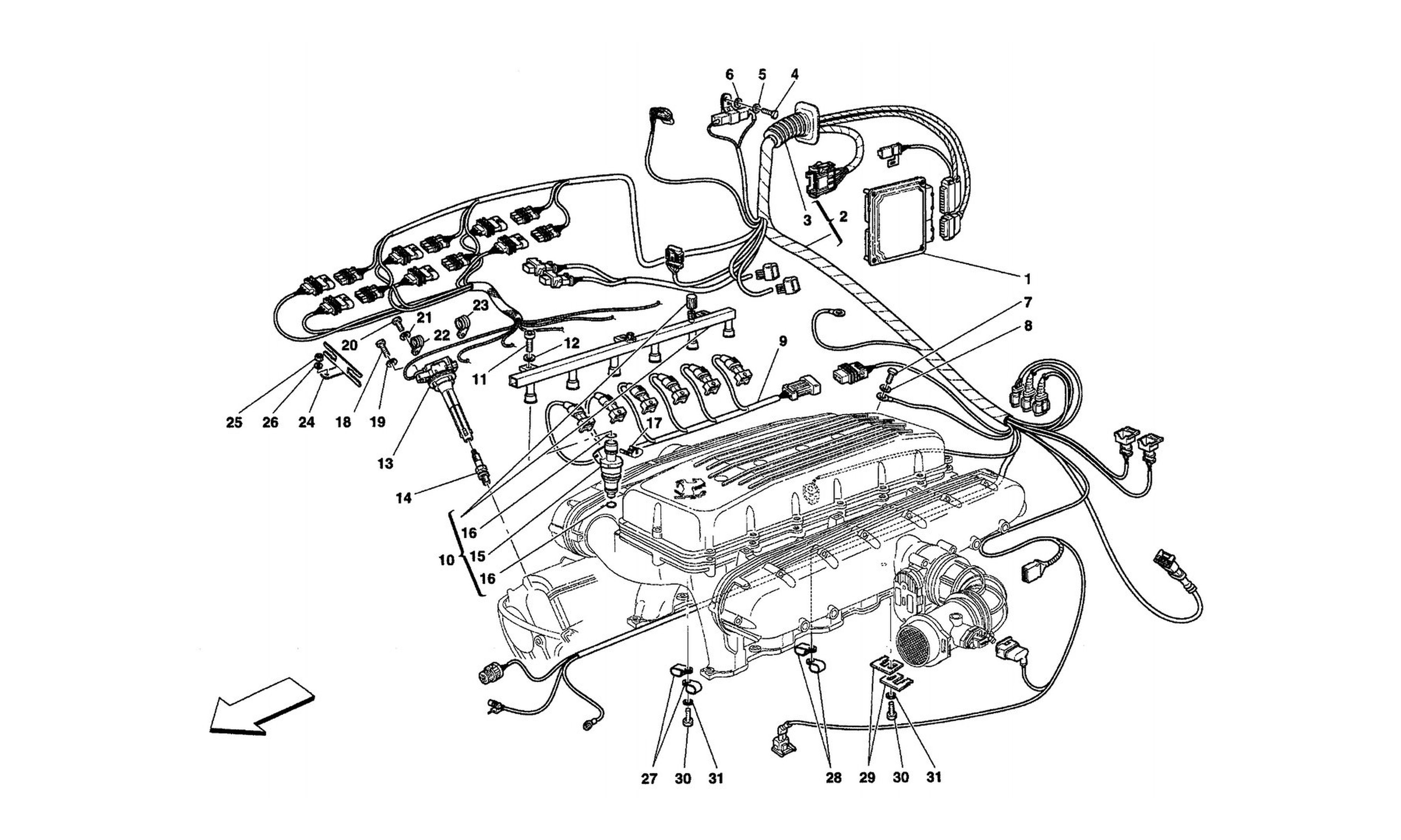 Schematic: Injection - Ignition Device