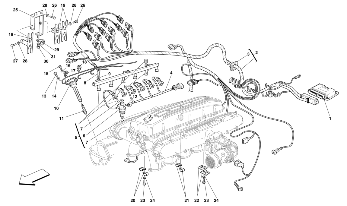 Schematic: Injection - Ignition System