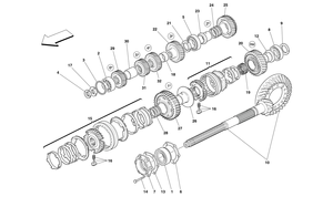 Secondary Gearbox Shaft Gears