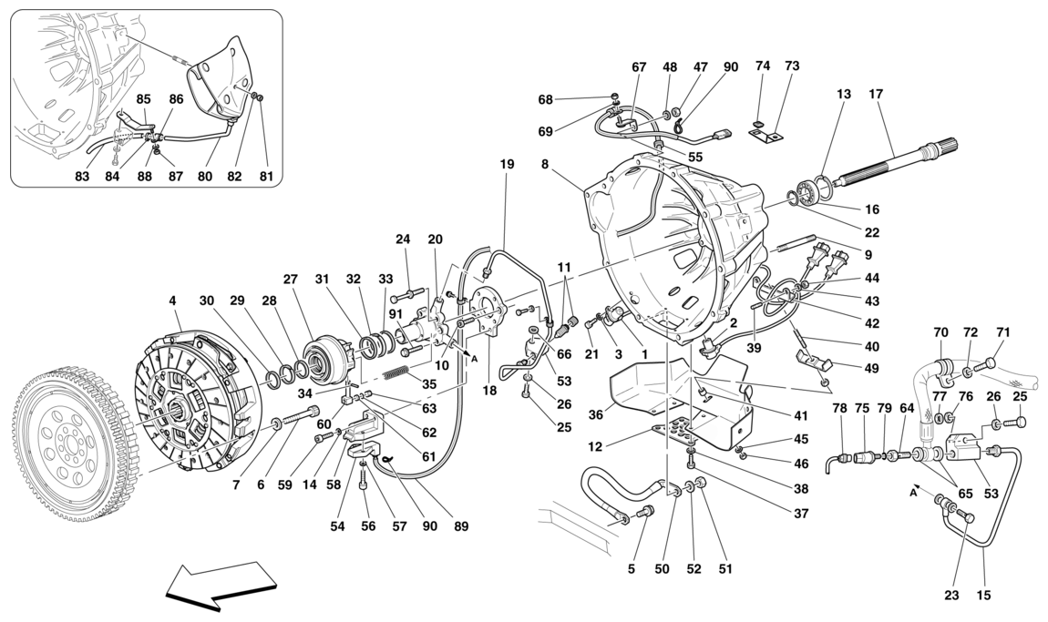 Schematic: Clutch And Controls Applicable For Oto