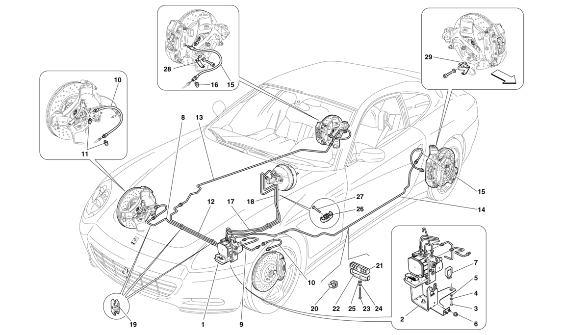 Schematic: Brake System Not Applicable For Gd
