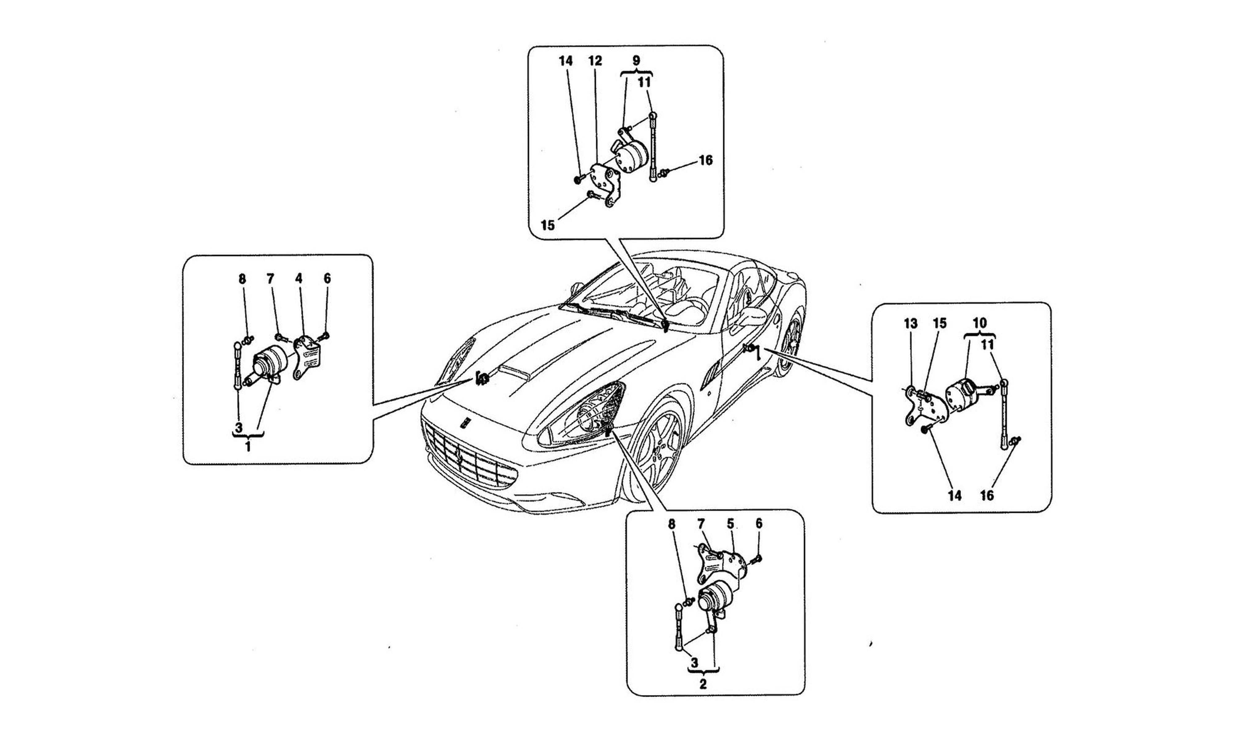 Schematic: Electronic Control (Suspension)
