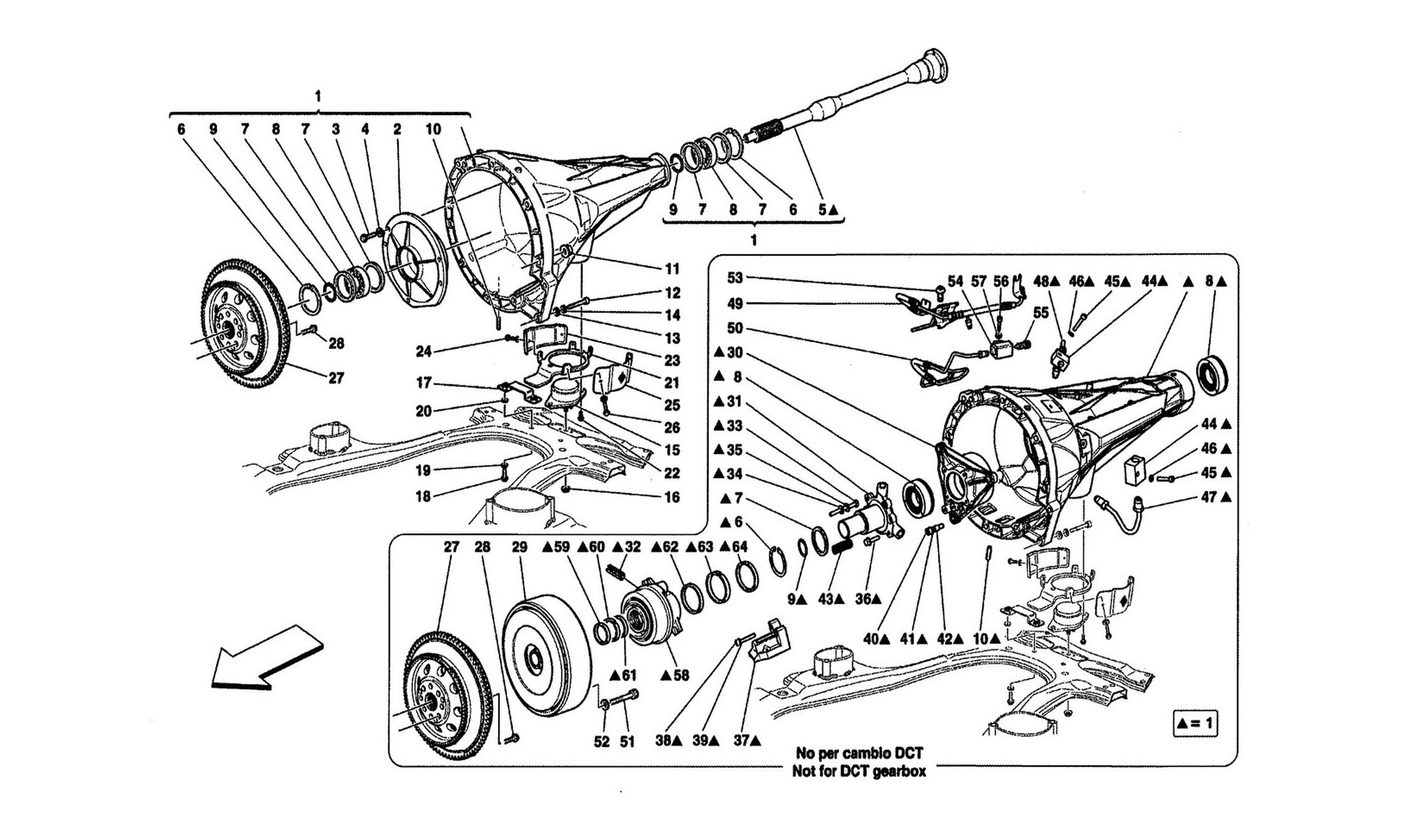 Schematic: Transmission Housing For Dct Gearbox