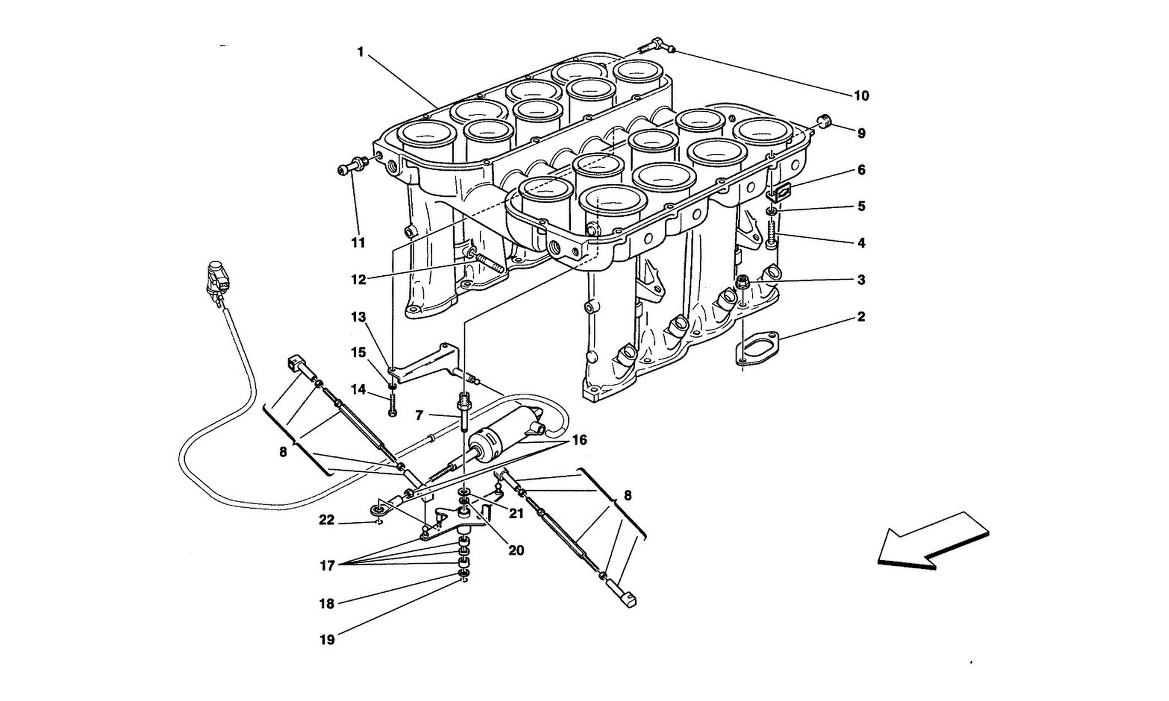 Schematic: Air Intake Manifold