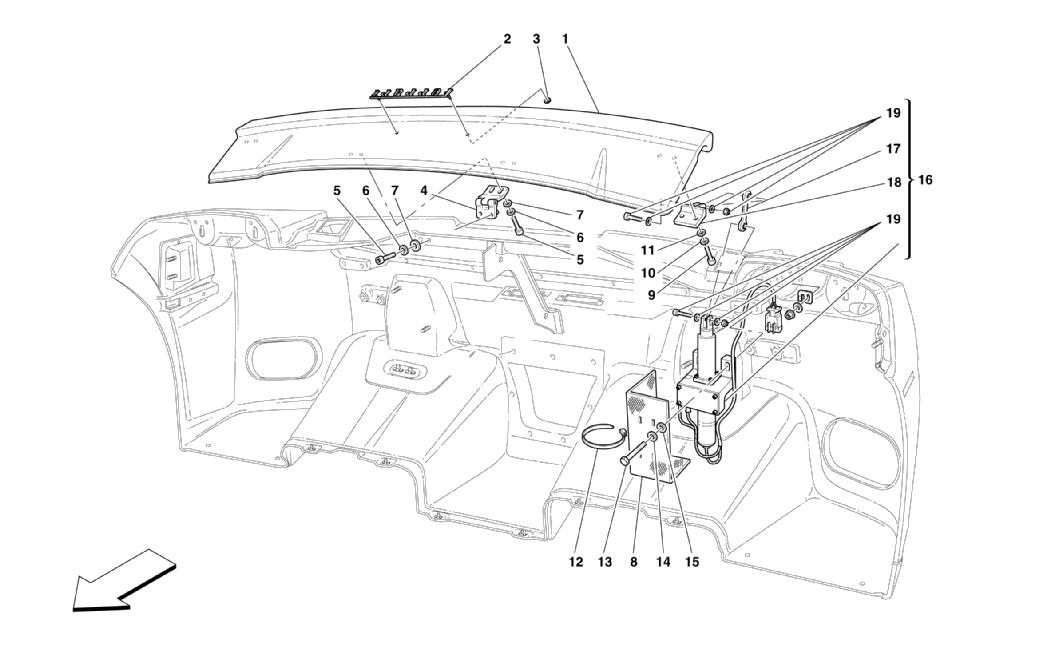 Schematic: Rear Movable Stabilizer