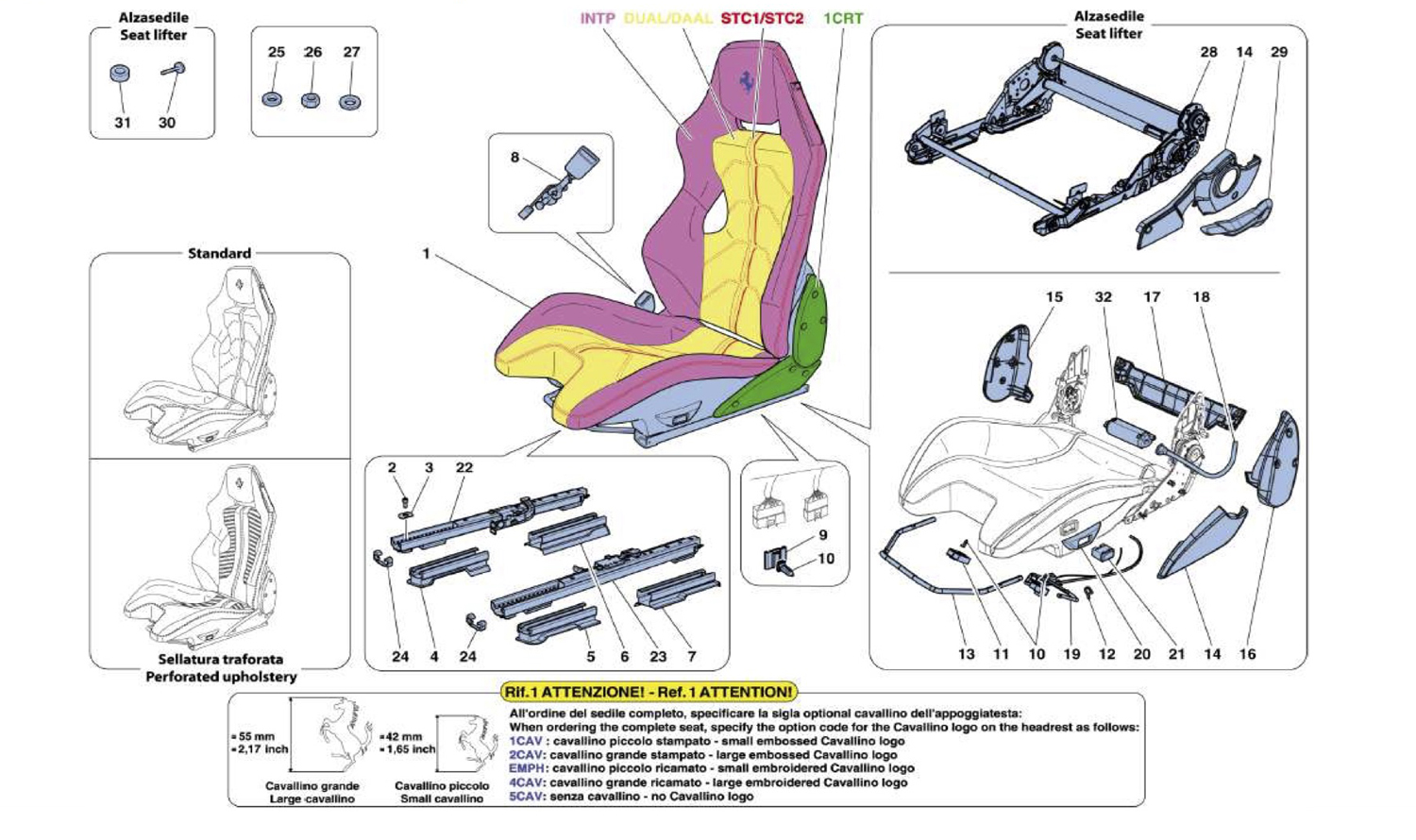 Schematic: Racing Seat