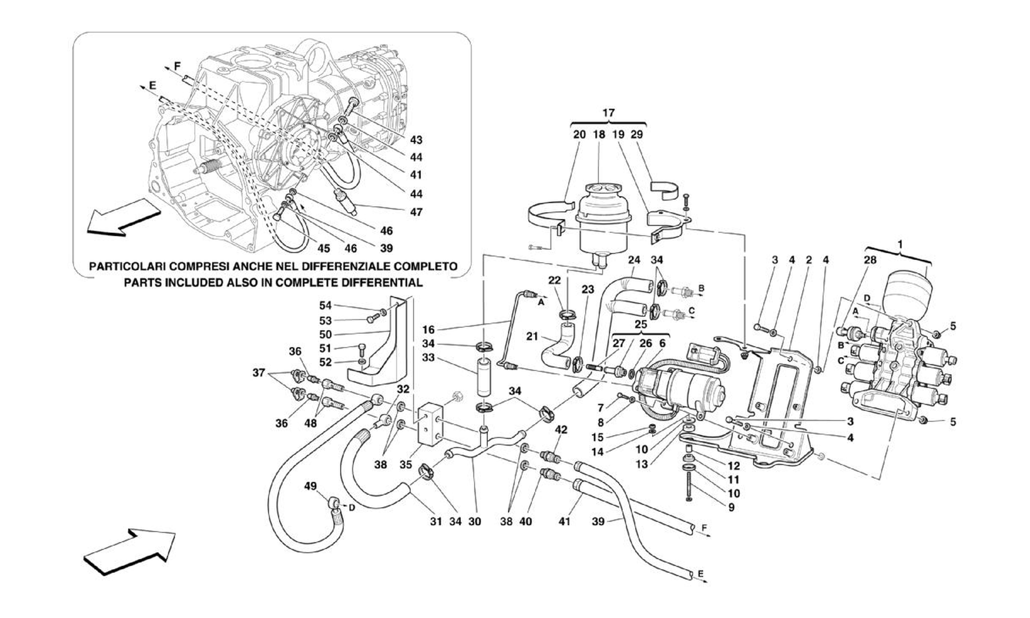 Schematic: F1 Gearbox And Clutch Hydraulic Control -Applicable For F1-