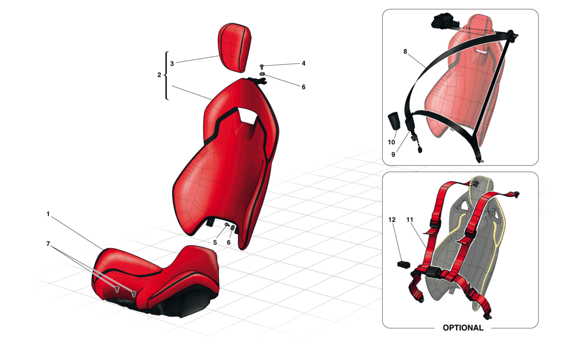 Schematic: Seats And Seat Belts