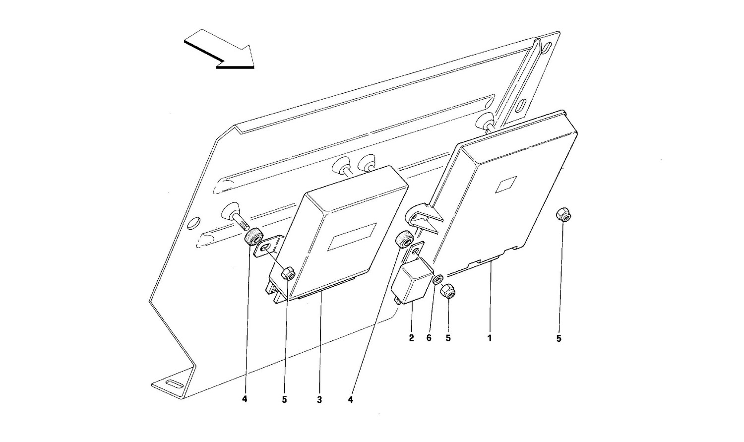 Schematic: Switching Units And Devices For Foot Rest Plate