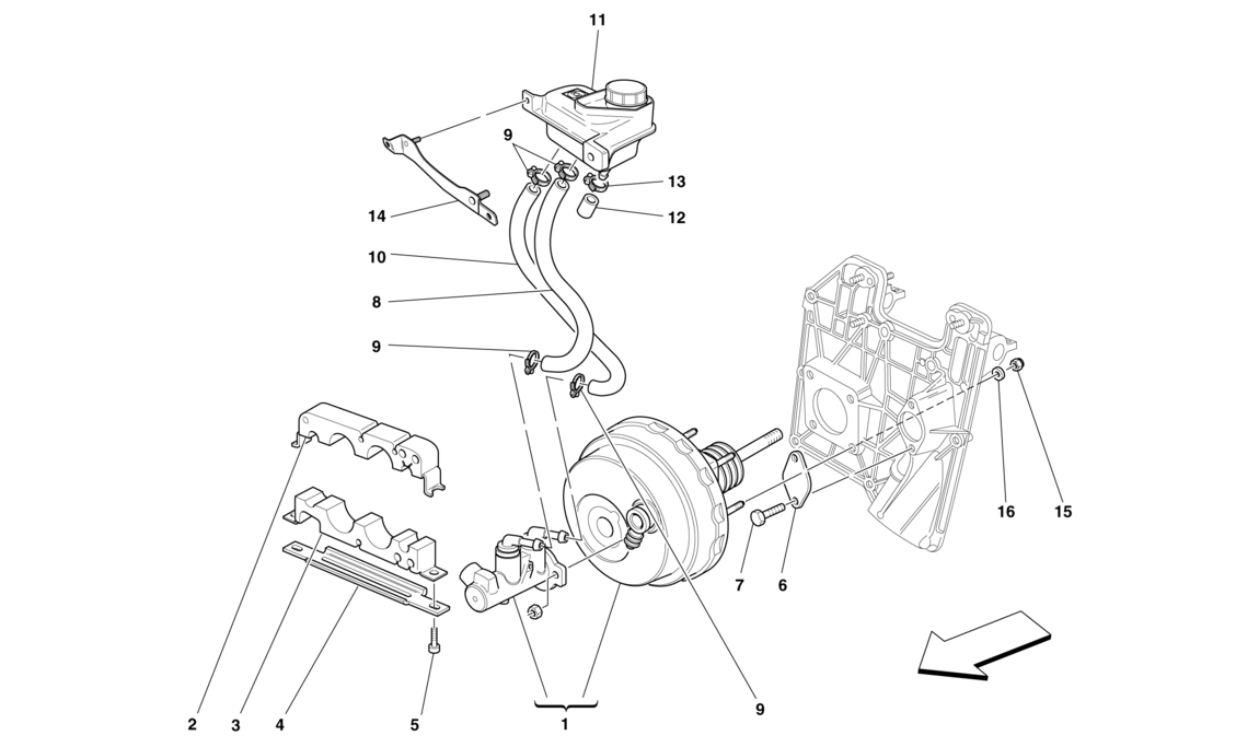 Schematic: Hydraulic Brake And Clutch Controls