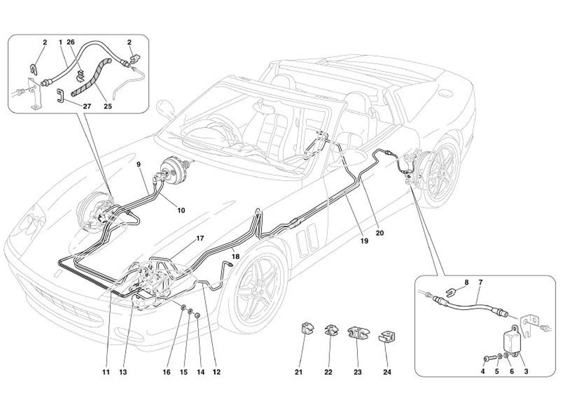Schematic: Brake System -Valid For Gd-