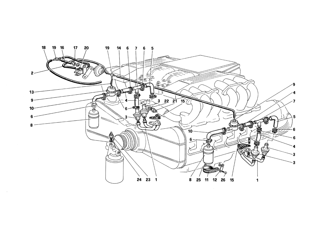 Schematic: Air Injection And Lines (For Ch And Sa)