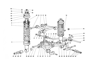 Rear Suspension - Wishbones And Shock Absorbers